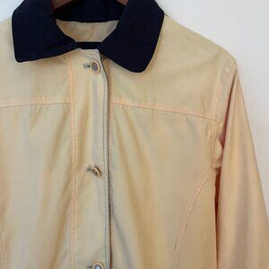 Crazy Horse by Liz Claiborne Vintage Light Yellow Barn Jacket, Size S